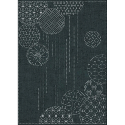 Coupon pré-imprimé broderie sashiko - Windchimes chiné