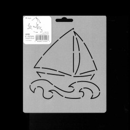 Stencil de patchwork - Dream boat