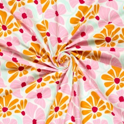 Tissu jersey coton - Pimprenelle