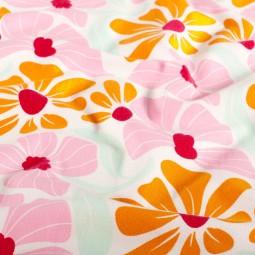 Tissu jersey coton - Pimprenelle