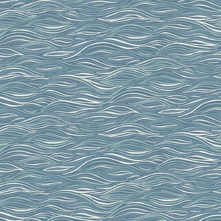 Tissu fantaisie - Driftwood - Ripples blue