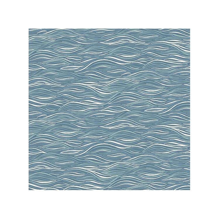 Tissu fantaisie - Driftwood - Ripples blue