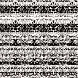 Tissu - Ink & earth - Dotted black