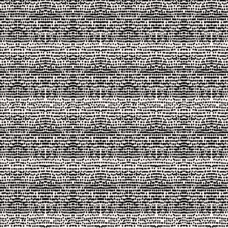 Tissu - Ink & earth - Dotted black