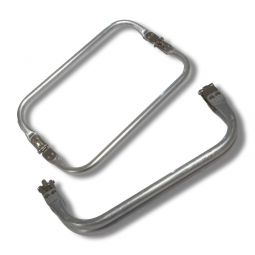 Fermoir tubulaire pour sac clic