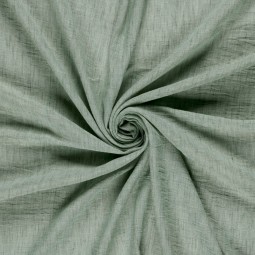 Tissu Polyester - Esprit chambray vert