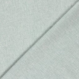 Tissu coton et lin - Chambray vert