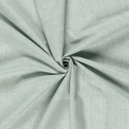 Tissu coton et lin - Chambray vert