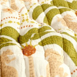 Tissu matelassé double gaze - Panthère