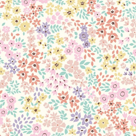 Tissu popeline - Garance