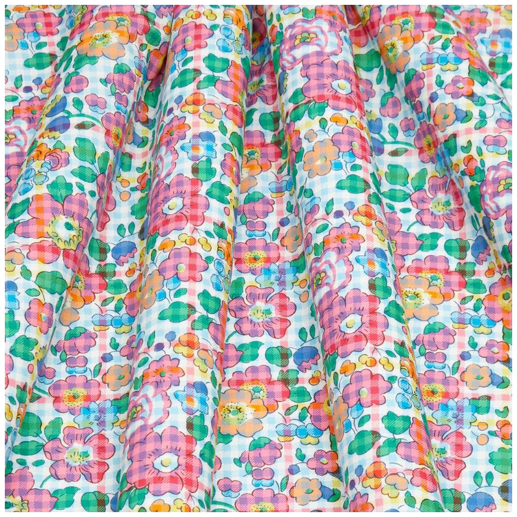 Tissu Liberty® - Betsy check fuchsia