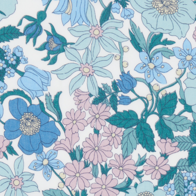 Tissu Liberty® - Clarabell bleu