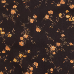 Tissu Liberty® - Elisabeth noir