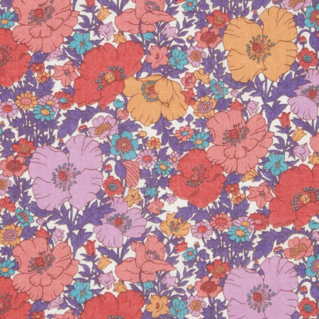 Tissu Liberty® - Meadow song violet