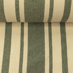 Tissu coton - Bernadette kaki