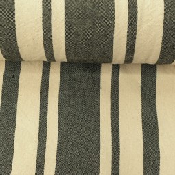Tissu coton - Bernadette noir