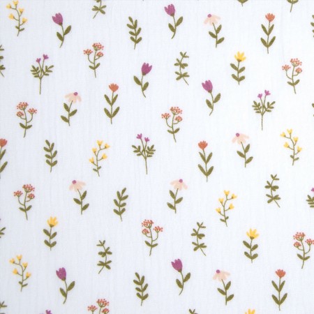 Tissu Katia Fabrics - Double gaze - Andes Flowers