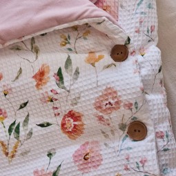 Tissu Katia Fabrics - Nid d'abeille - Flowers