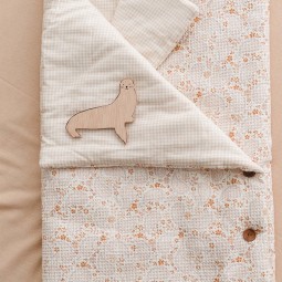 Tissu Katia Fabrics - Nid d'abeille - Print Paisley Sea Lion