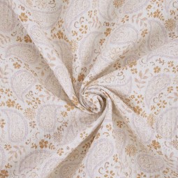 Tissu Katia Fabrics - Nid d'abeille - Print Paisley Sea Lion