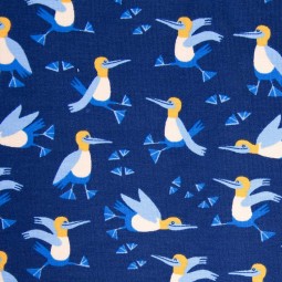 Tissu Katia fabrics - Jersey - Blue Legged Bird