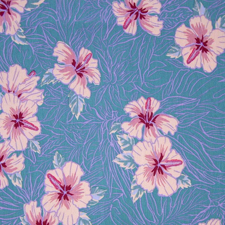 Tissu Katia Fabrics - Jersey viscose - Hibiscus Amazonia
