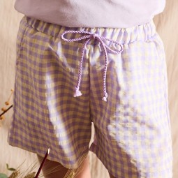 Tissu Katia fabrics - Vichy Gingham Little Lilac & Corn