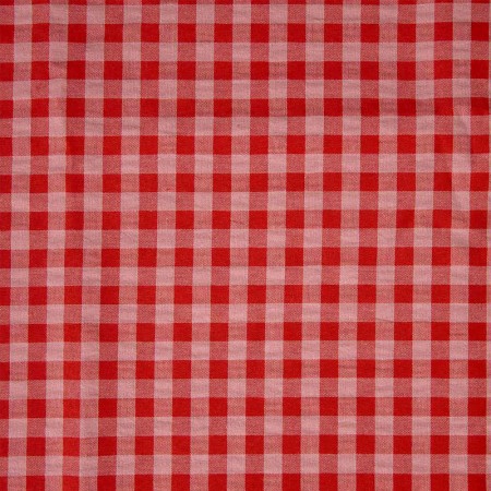 Tissu Katia fabrics - Vichy Gingham Little Red & Pink