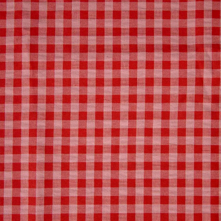 Tissu Katia fabrics - Vichy Gingham Little Red & Pink