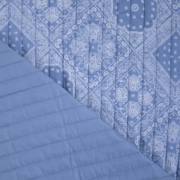 Tissu Katia fabrics - matelassé Paisley Padded Jeans