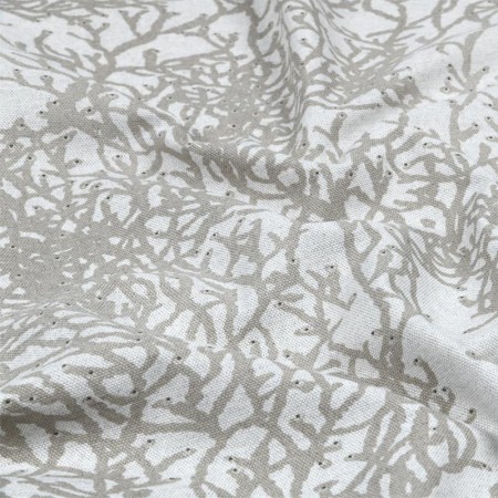 Tissu coton enduit - Calédonie lin