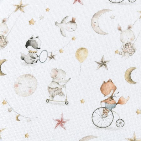 Tissu éponge sleepy blanc