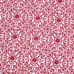 Tissu coton - Eina rouge