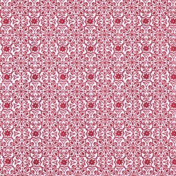 Tissu coton - Eina rouge