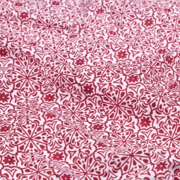 Tissu coton - Eina rouge