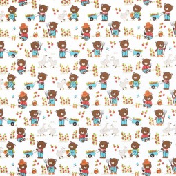 Tissu coton - jardinier