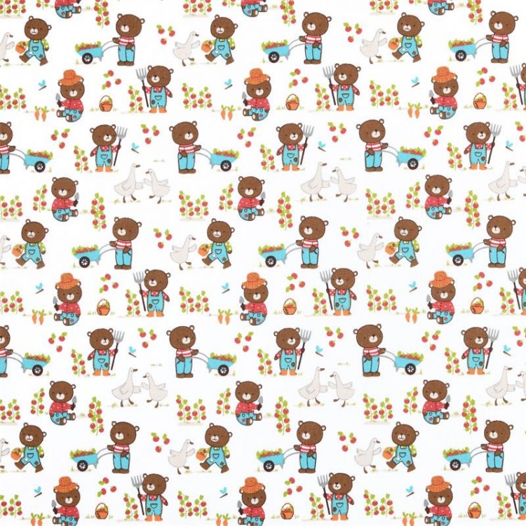 Tissu coton - jardinier