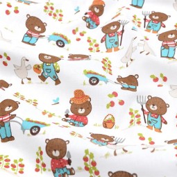 Tissu coton - jardinier