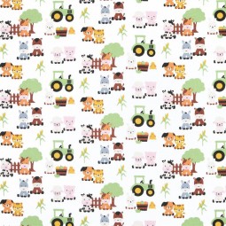 Tissu coton - Paturages