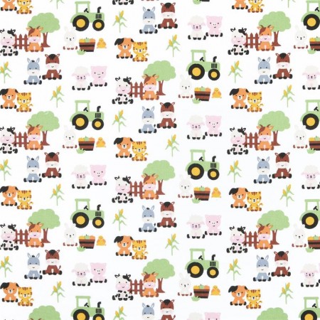 Tissu coton - Paturages