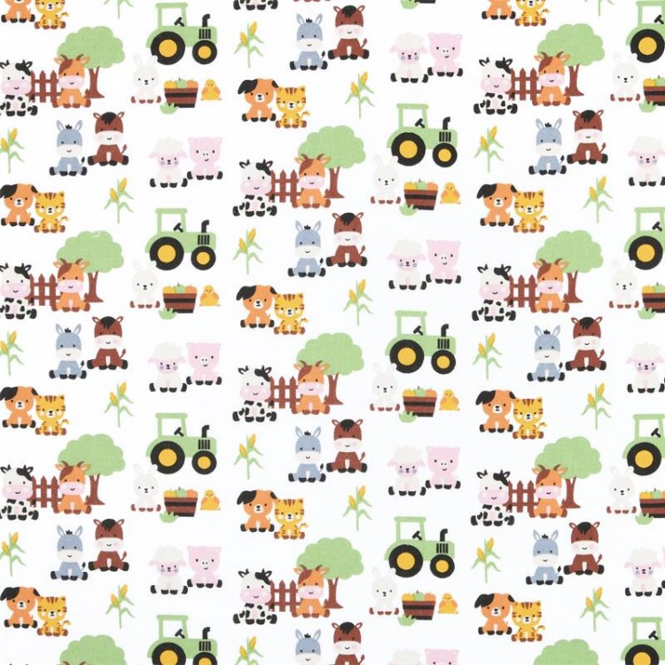 Tissu coton - Paturages