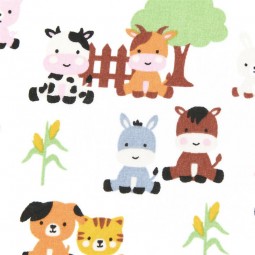 Tissu coton - Paturages