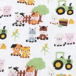 Tissu matelassé double face - Pature