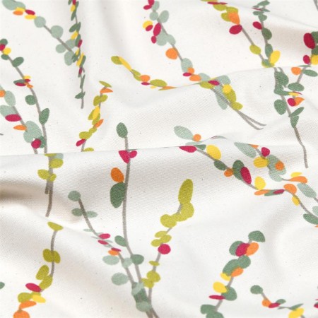 Tissu coton - Brindille vert