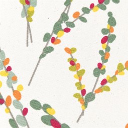 Tissu coton - Brindille vert