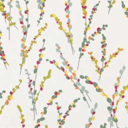 Tissu coton - Brindille vert