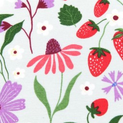 Tissu enduit - Tagada rose