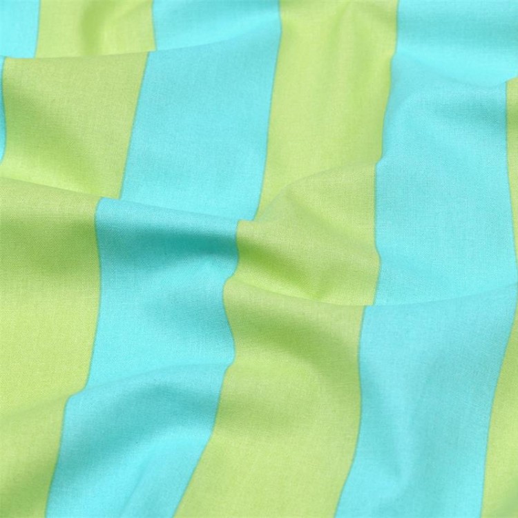 Tissu cretonne - bicolore anis