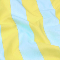 Tissu enduit - bicolor jaune