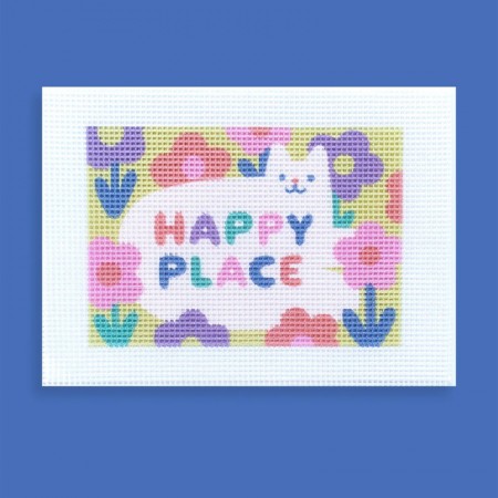 Kit Canevas Fatal - Canevas postal - Happy place